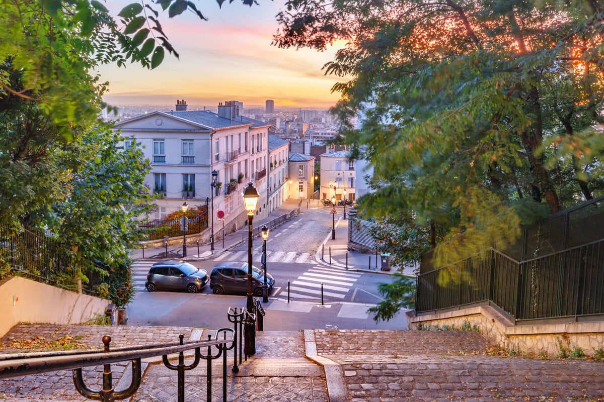 Montmarte Merdivenleri Paris