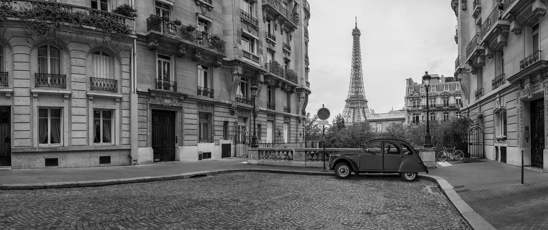 Paris Kısa Tarihi Siyah Beyaz Resim