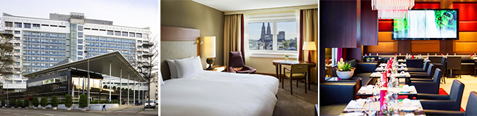 Pullman Cologne Otel, Köln merkezde bulunan, yurt dışı fuar turları için tercih edilen 4 yıldızlı bir oteldir. 