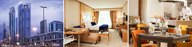 Carlton Downtown Hotel; 357 odası, restoranları ve barları ile Dubai'de eşsiz bir deneyim sunan 5 yıldızlı bir oteldir.