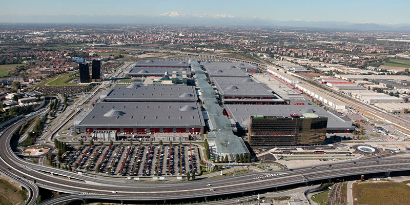 Fiera Milano Fuar Alanı, 399 bin metrekarelik alanda hizmet verir.