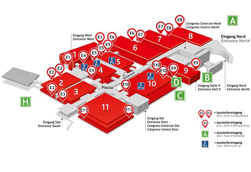 Koelnmesse Exhibition Center Plan