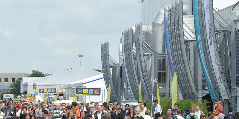 80,000 square meters of exhibition space spread over 5 halls.